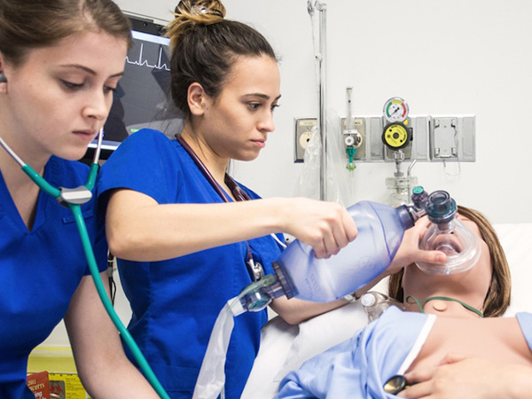 Realistic nursing simulation lab